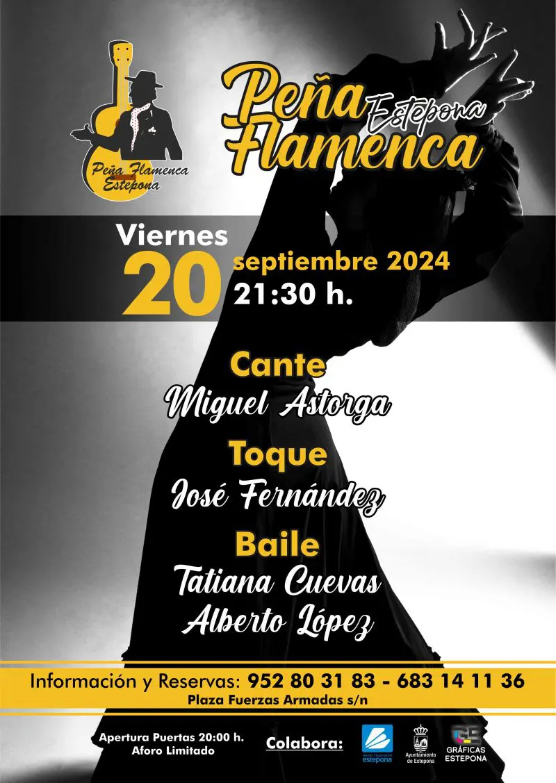 Cartel Peña Flamenca Estepona