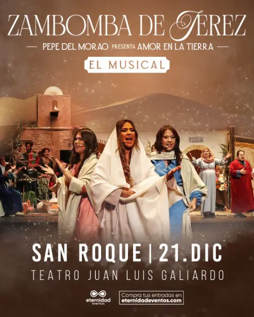 Cartel Zambomba Pepe del Morao en San Roque