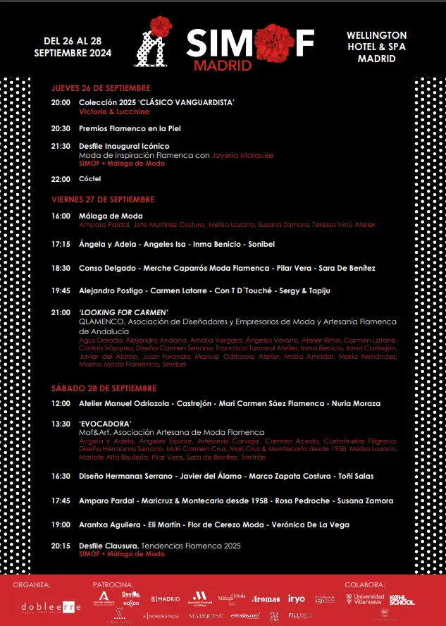 Programacion SIMOF Moda Flamenca