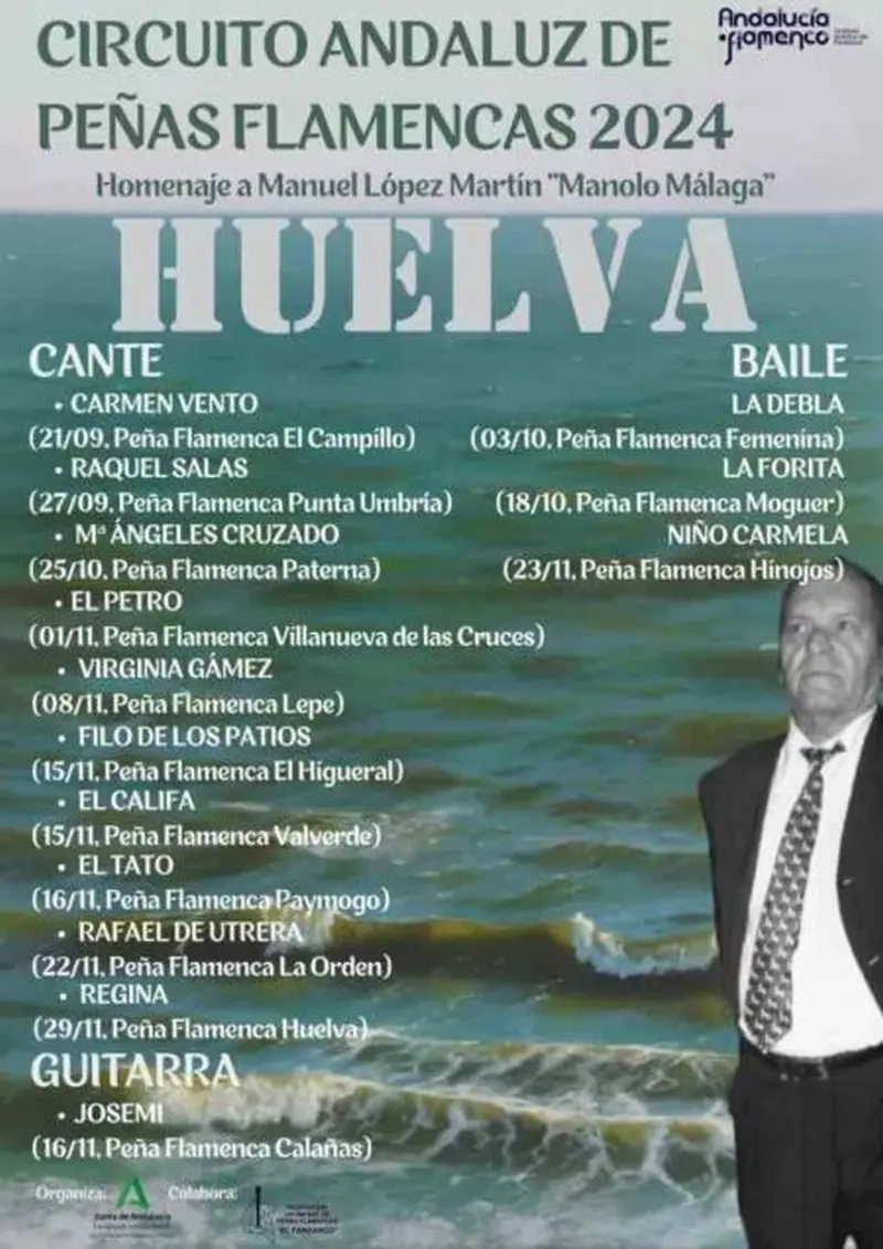 Cartel Circuito de Peñas Huelva