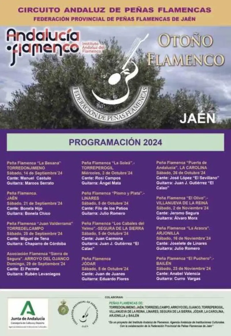 Programacion Circuito Peña Flamenco Jaen 