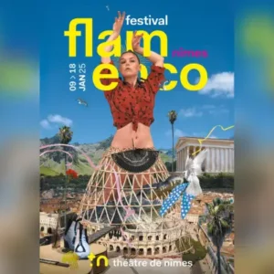 Cartel del Festival Flamenco de Nimes con Rocio Molina