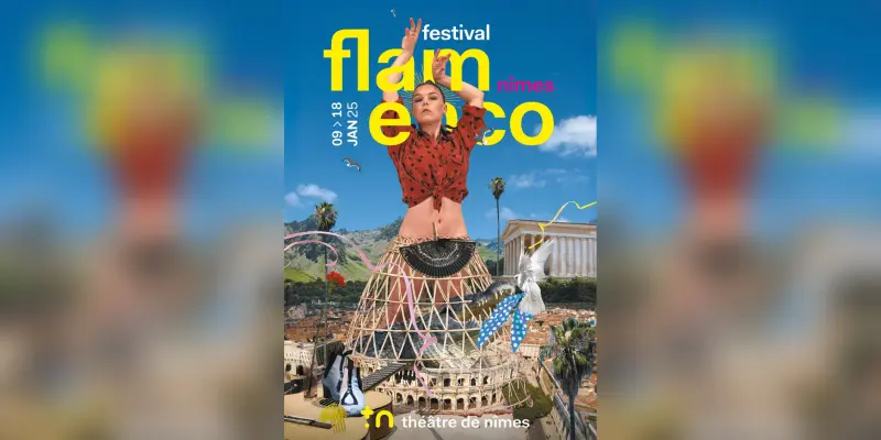 Cartel del Festival Flamenco de Nimes con Rocio Molina