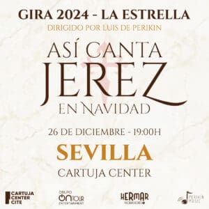 Cartel Zambomba en Sevilla Asi canta Jerez en navidad 