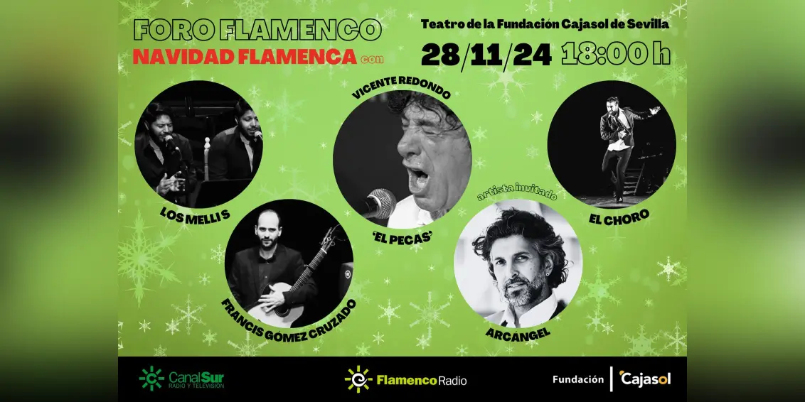 Cartel de programación Foro Flamenco