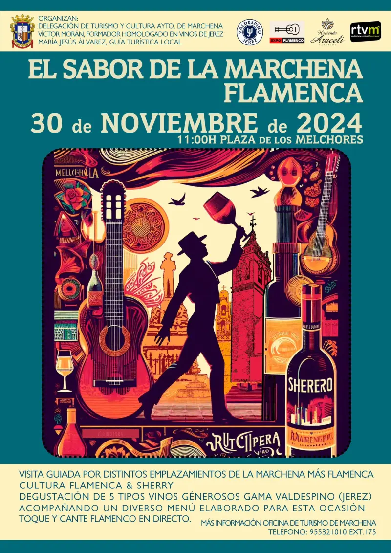 Cartel El sabor de Marchena Flamenca