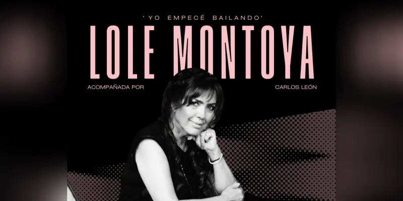 Cartel Lole Montoya en el Museo del Baile flamenco