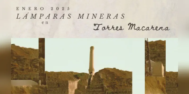 CARTEL-LAMPARAS-MINERAS en Torres Macarena