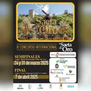 Poster for the 2025 Saeta de Oro Competition - Granada