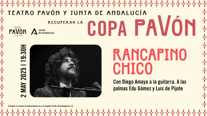 Cartel_Horizontal Rancapino - Agenda Flamenca Copa Pavón 2025