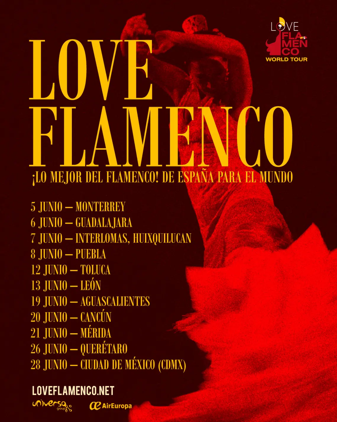 love-flamenco-tour-cabecera-mexico - Agenda Flamenca Love Flamenco World Tour: 2025 - México