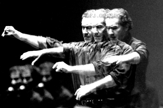 Manolo Soler. Bienal de Arte Flamenco de Sevilla, 1996. Foto: FJ Crespo