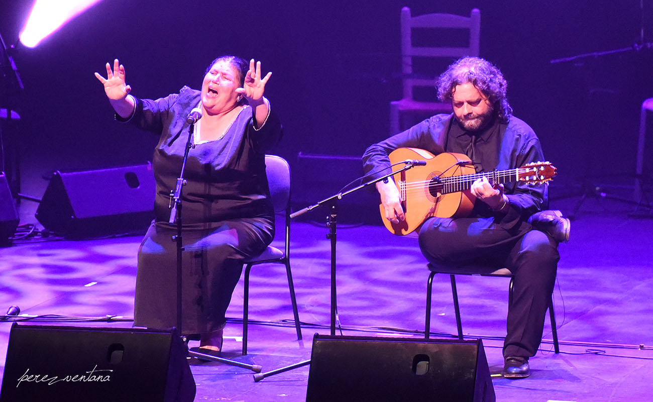 Inés Bacán. Homenaje a El Lebrijano, 'Un gitano universal'. Cartuja Center Cite. Foto: Quico Pérez-Ventana