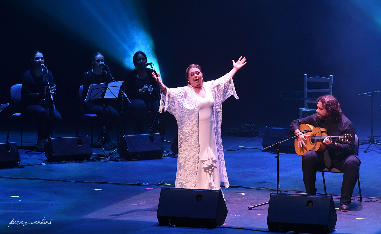 Mari Peña. Homenaje a El Lebrijano, 'Un gitano universal'. Cartuja Center Cite. Foto: Quico Pérez-Ventana