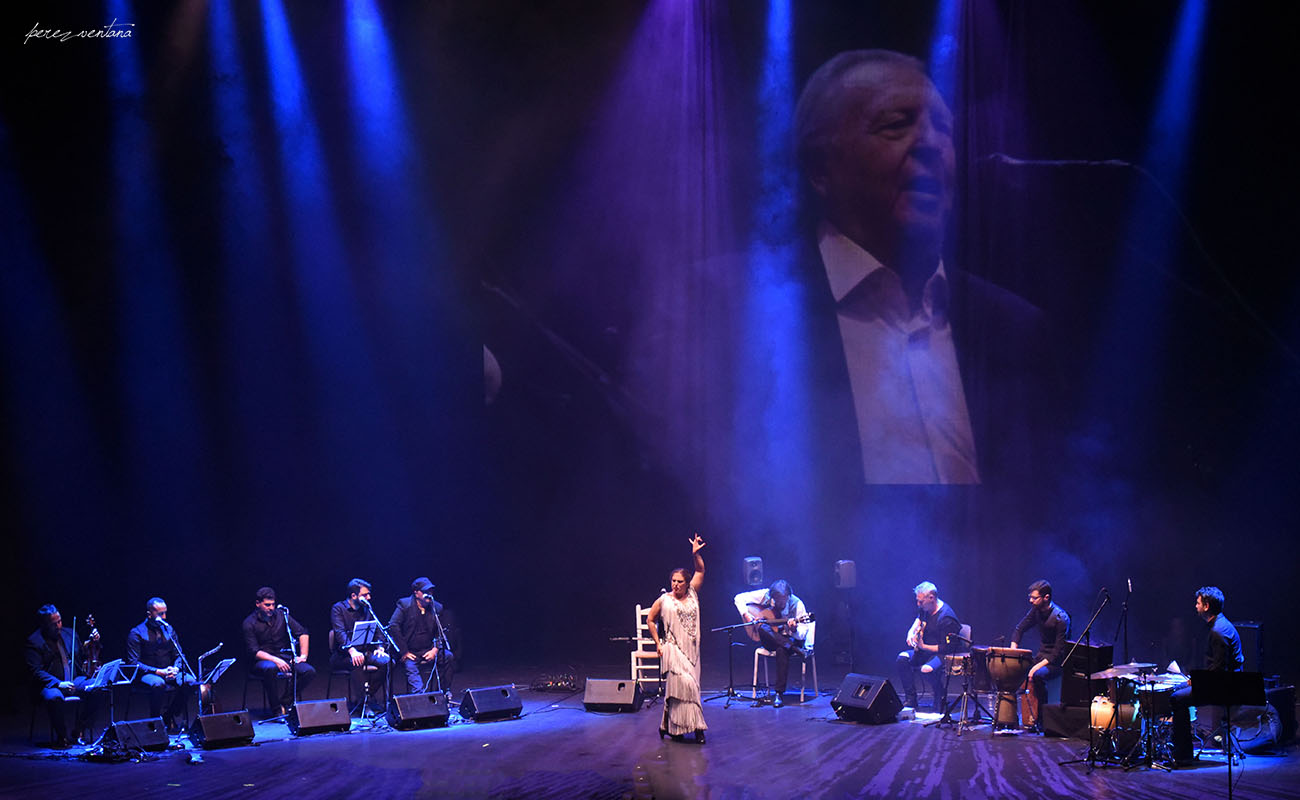 Pastora Galván. Homenaje a El Lebrijano, 'Un gitano universal'. Cartuja Center Cite. Foto: Quico Pérez-Ventana