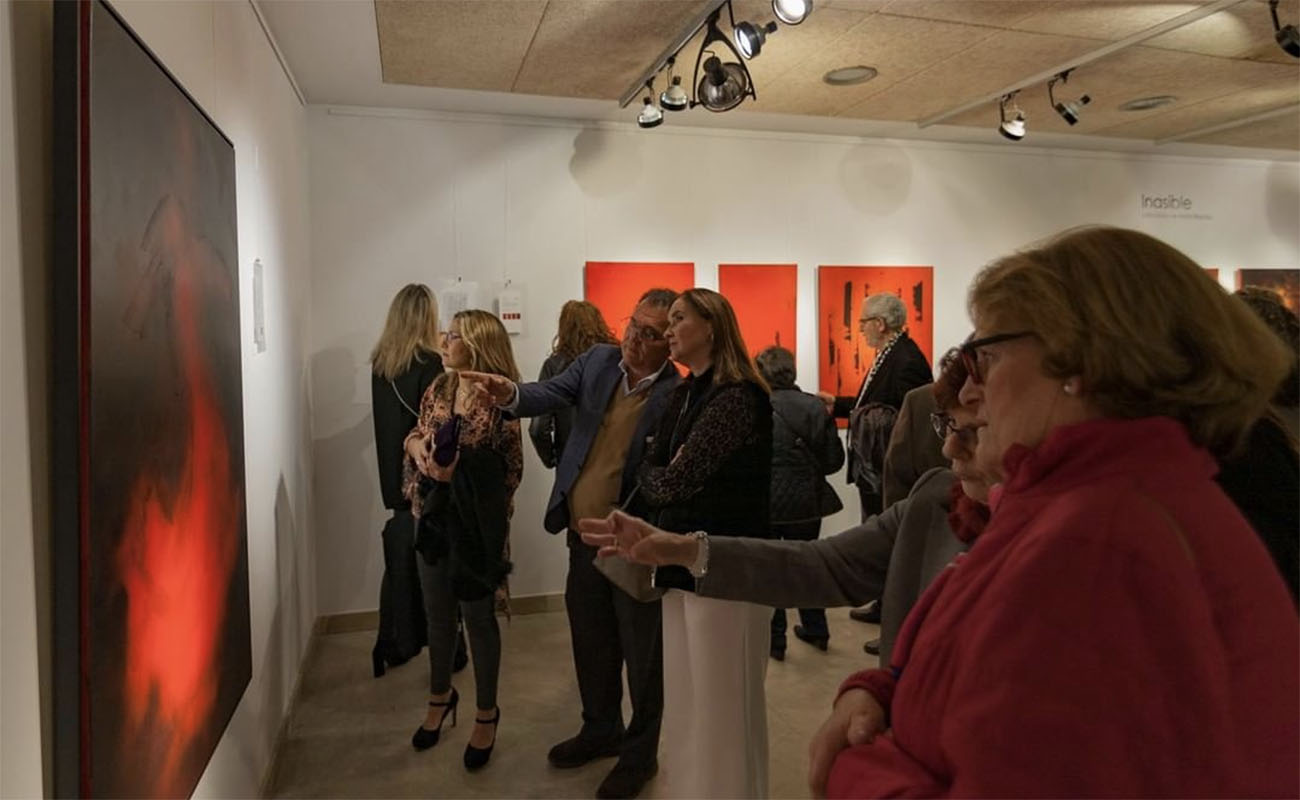 Imagen de la inauguración de la exposición 'Inasible' (Mercedes de Mata) en el Museo del Baile Flamenco, Sevilla. Foto: Museo del Baile Flamenco