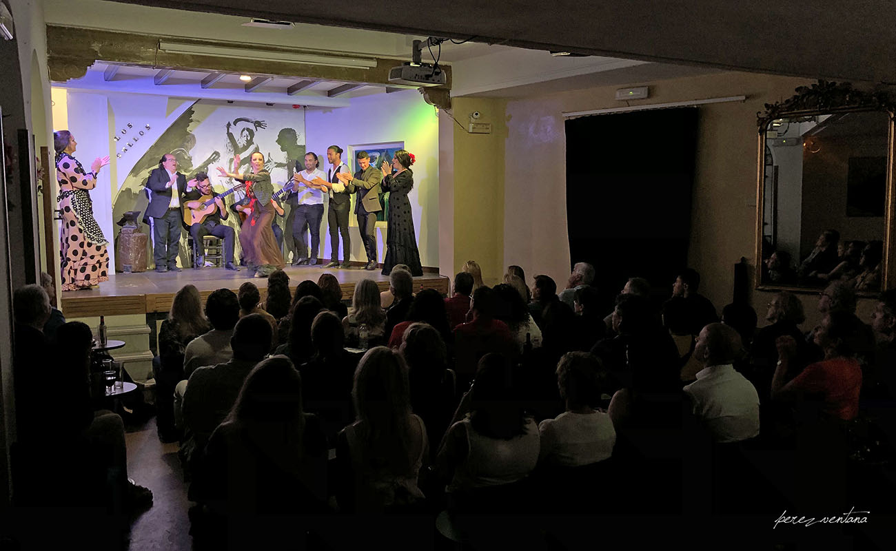 Espectáculo 'Guitarra, cante y baile flamencos' en el Tablao Los Gallos, Sevilla. Foto: Quico Pérez-Ventana