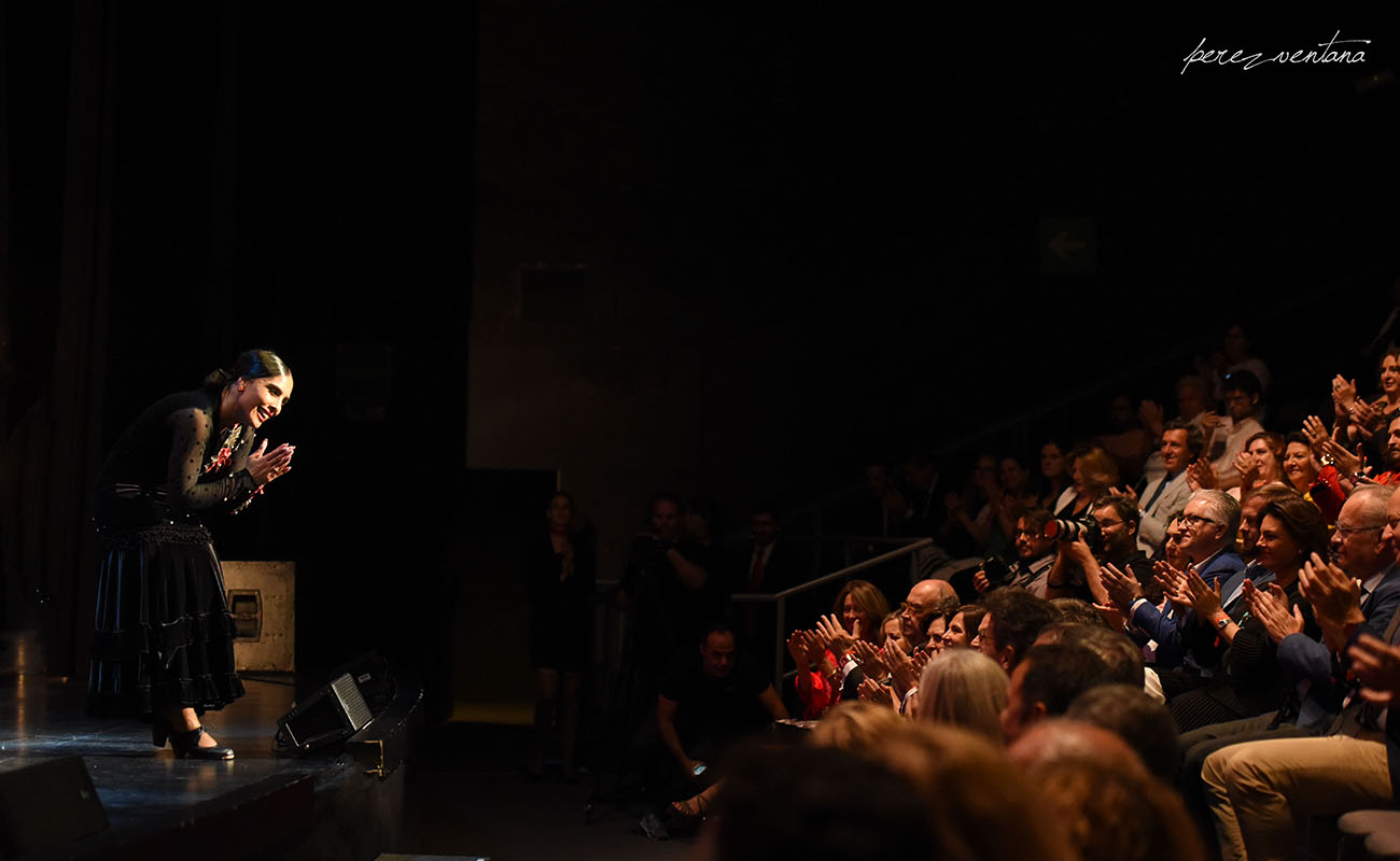 La bailaora Alba Heredia. Gala XXXII Compás del Cante, Box Cartuja. 29 Mayo 2019. Foto: Quico Pérez-Ventana