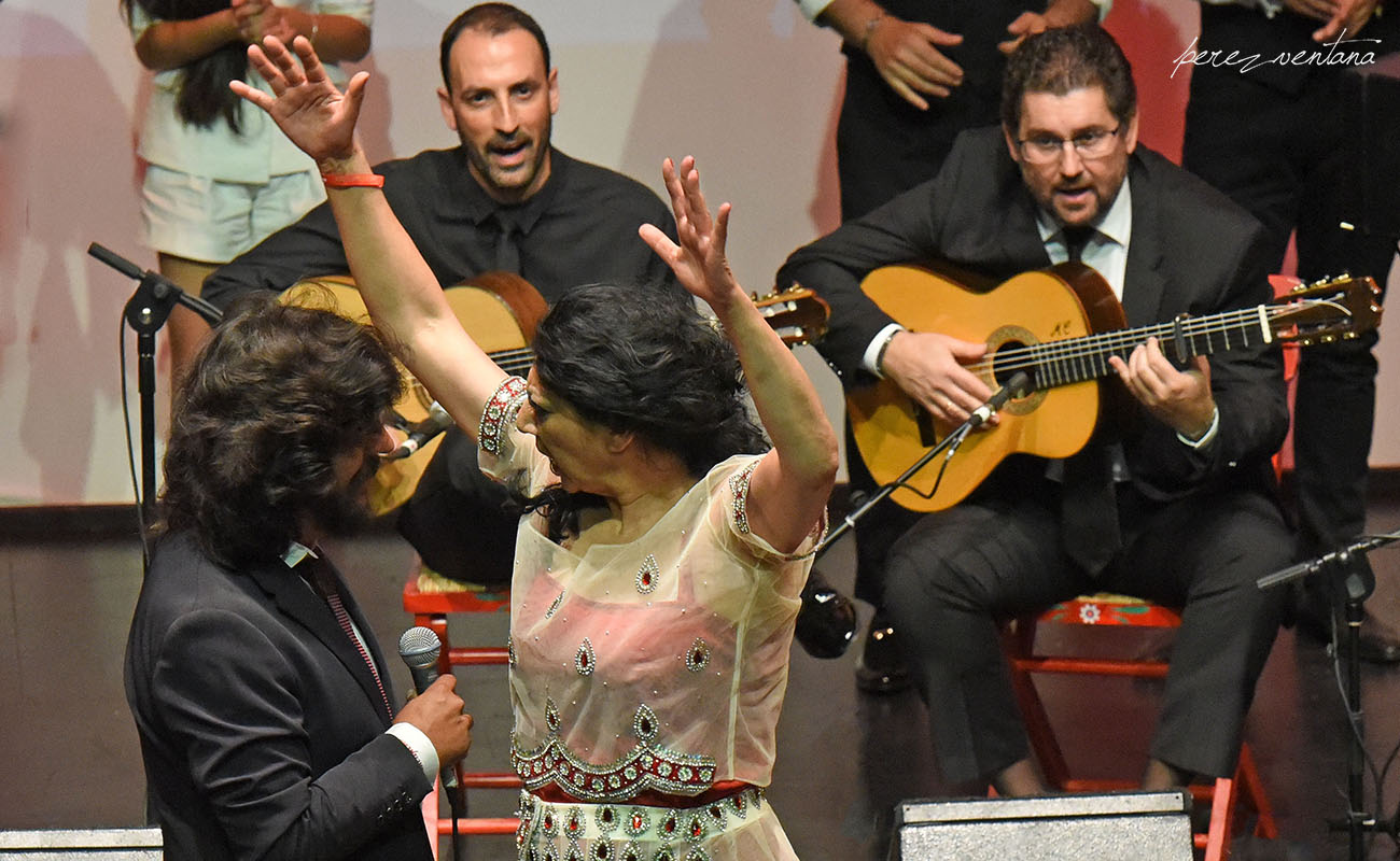 Al frente, Manuela Carrasco y Rancapino Chico. Gala XXXII Compás del Cante, Box Cartuja. 29 Mayo 2019. Foto: Quico Pérez-Ventana