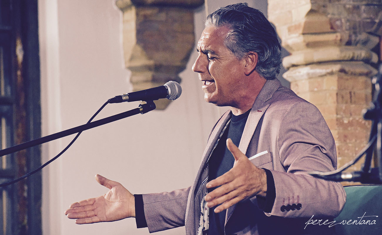 El cantaor Segundo Falcón. Ciclo Conocer el flamenco, Fundación Blas Infante (Sevilla). Foto: Quico Pérez-Ventana