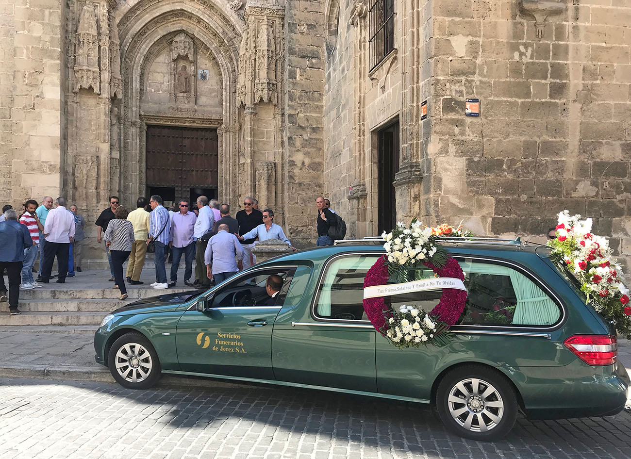 Entierro del cantaor Fernando de la Morena. Jerez, 6 junio 2019. Foto: Juan Garrido