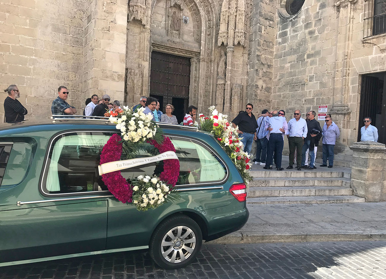 Entierro del cantaor Fernando de la Morena. Jerez, 6 junio 2019. Foto: Juan Garrido