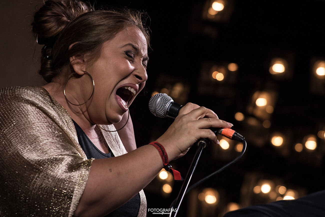 Montse Cortés. LI Reunión de Cante Jondo de la Puebla de Cazalla. 13 julio 2019. Foto: CienXCien Flamenco