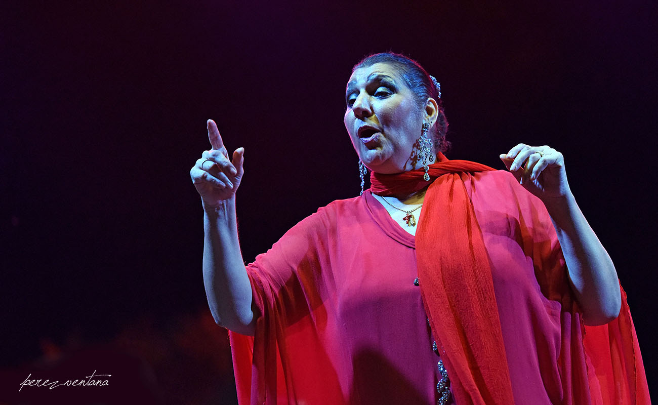 La cantaora Remedios Amaya. LXIII Potaje Gitano de Utrera. 29 junio 2019. Foto: Quico Pérez-Ventana