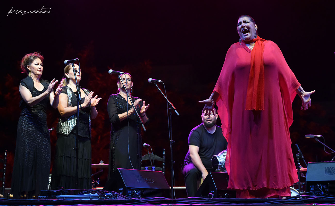 La cantaora Remedios Amaya. LXIII Potaje Gitano de Utrera. 29 junio 2019. Foto: Quico Pérez-Ventana