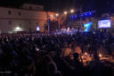 Ambiente de gala en el Patio del Colegio Salesiano de Utrera. LXIII Potaje Gitano de Utrera. 29 junio 2019. Foto: Quico Pérez-Ventana