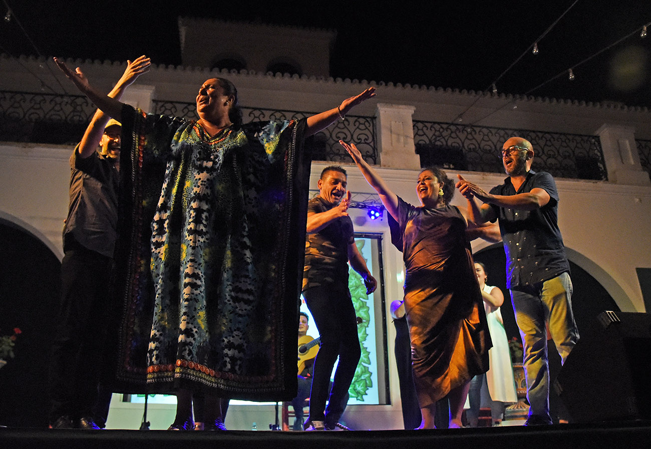 Homenaje a la bailaora Carmen Ledesma. Jueves Flamencos de los Veranillos del Alamillo, Sevilla. Foto: Quico Pérez-Ventana