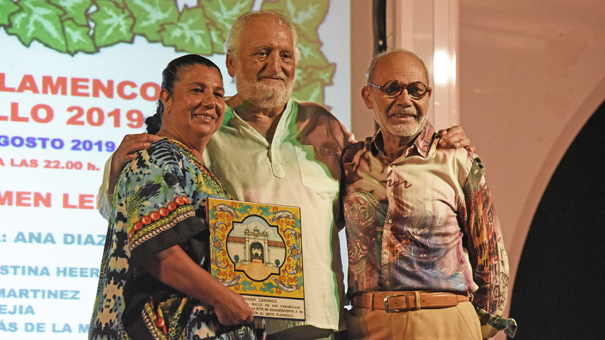 Homenaje a la bailaora Carmen Ledesma. Jueves Flamencos de los Veranillos del Alamillo, Sevilla. Foto: Quico Pérez-Ventana