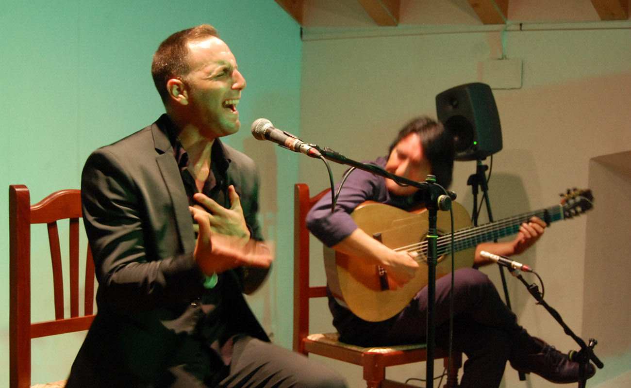 Enrique Afanador. Concurso El Cante en Rama, I Bienal de Cante de Jerez. Foto: Bienal de Cante de Jerez