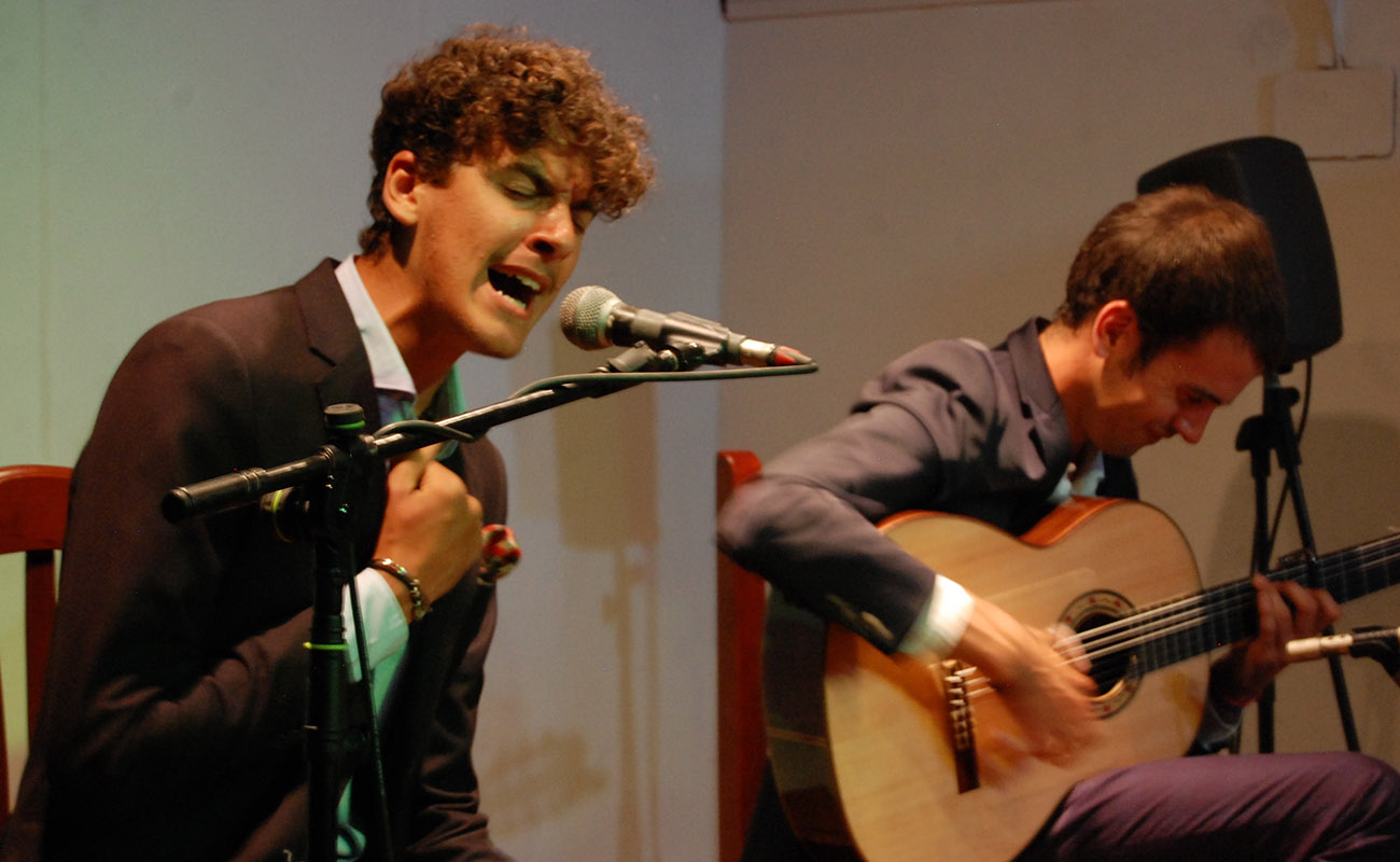 Pedro Montoya. Concurso El Cante en Rama, I Bienal de Cante de Jerez. Foto: Bienal de Cante de Jerez