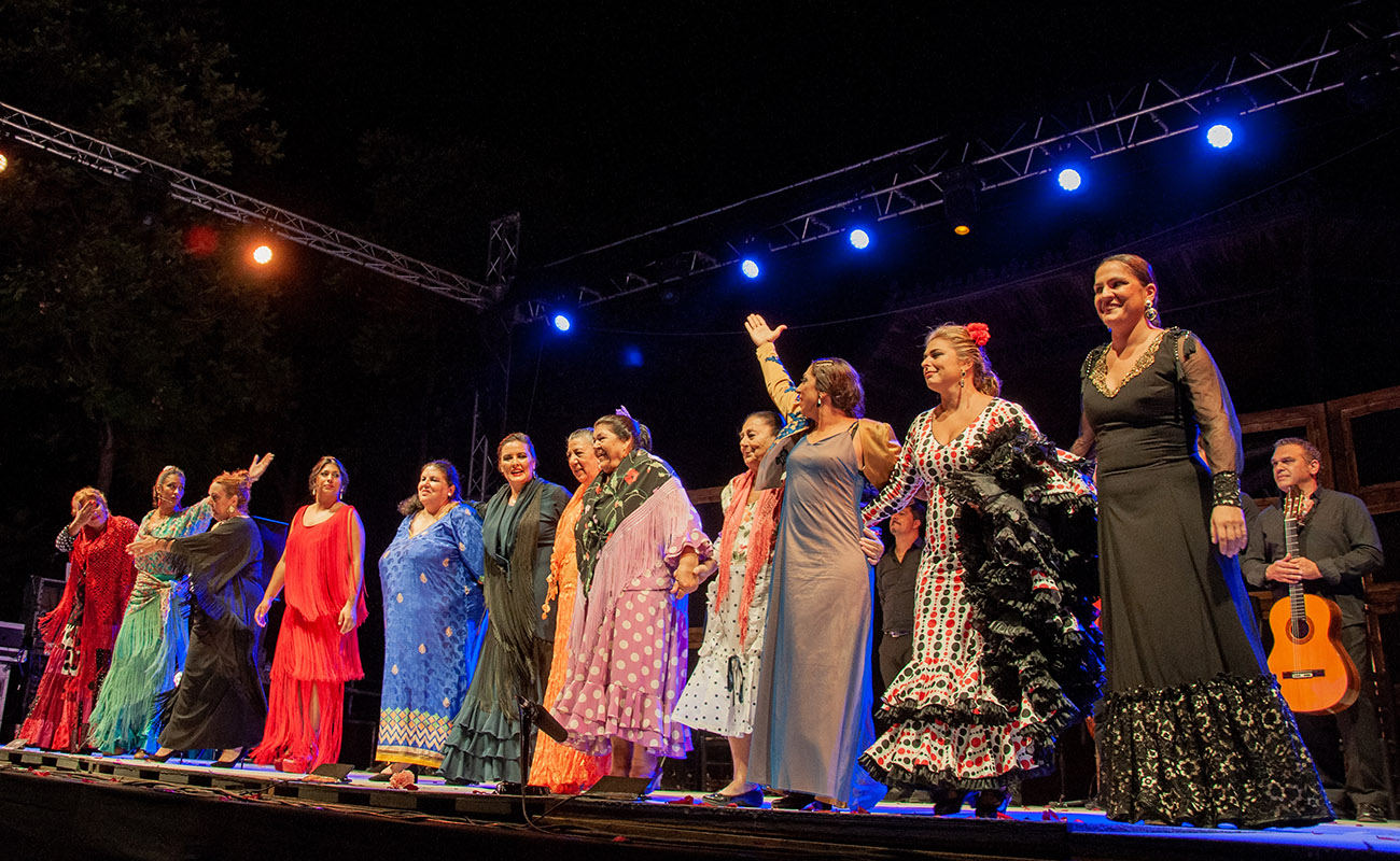 'Mujeres de cal y cante'. 52ª Fiesta de la bulería de Jerez. Foto: Manu García