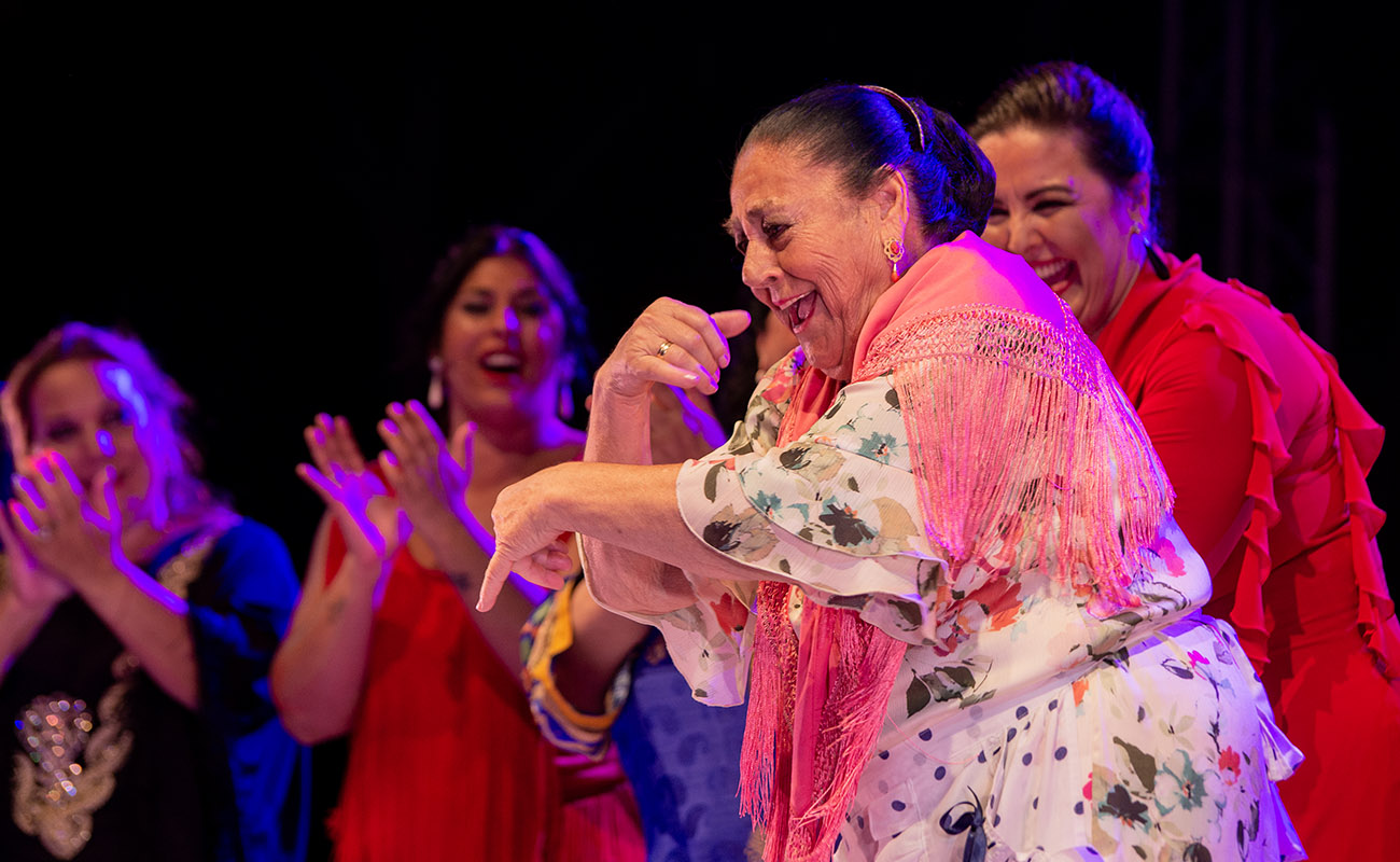 Tía Churra. 'Mujeres de cal y cante'. 52ª Fiesta de la bulería de Jerez. Foto: Manu García