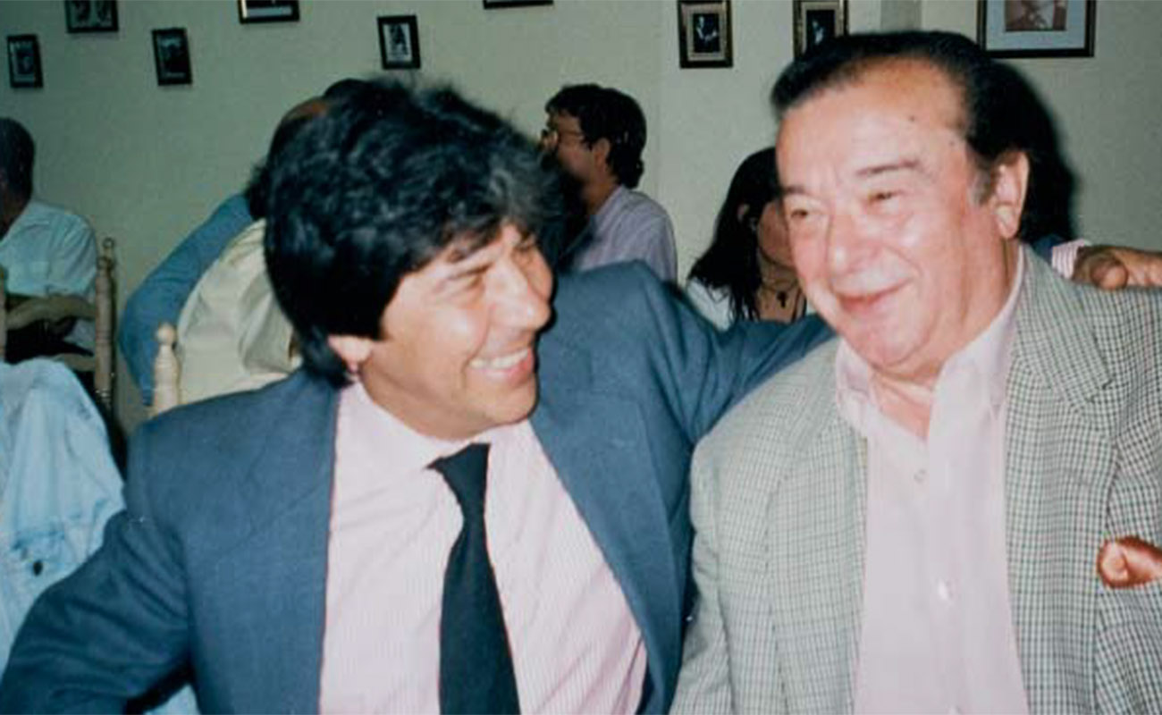 Rancapino y Antonio Arenas. Foto: archivo particular de Antonio Arenas.