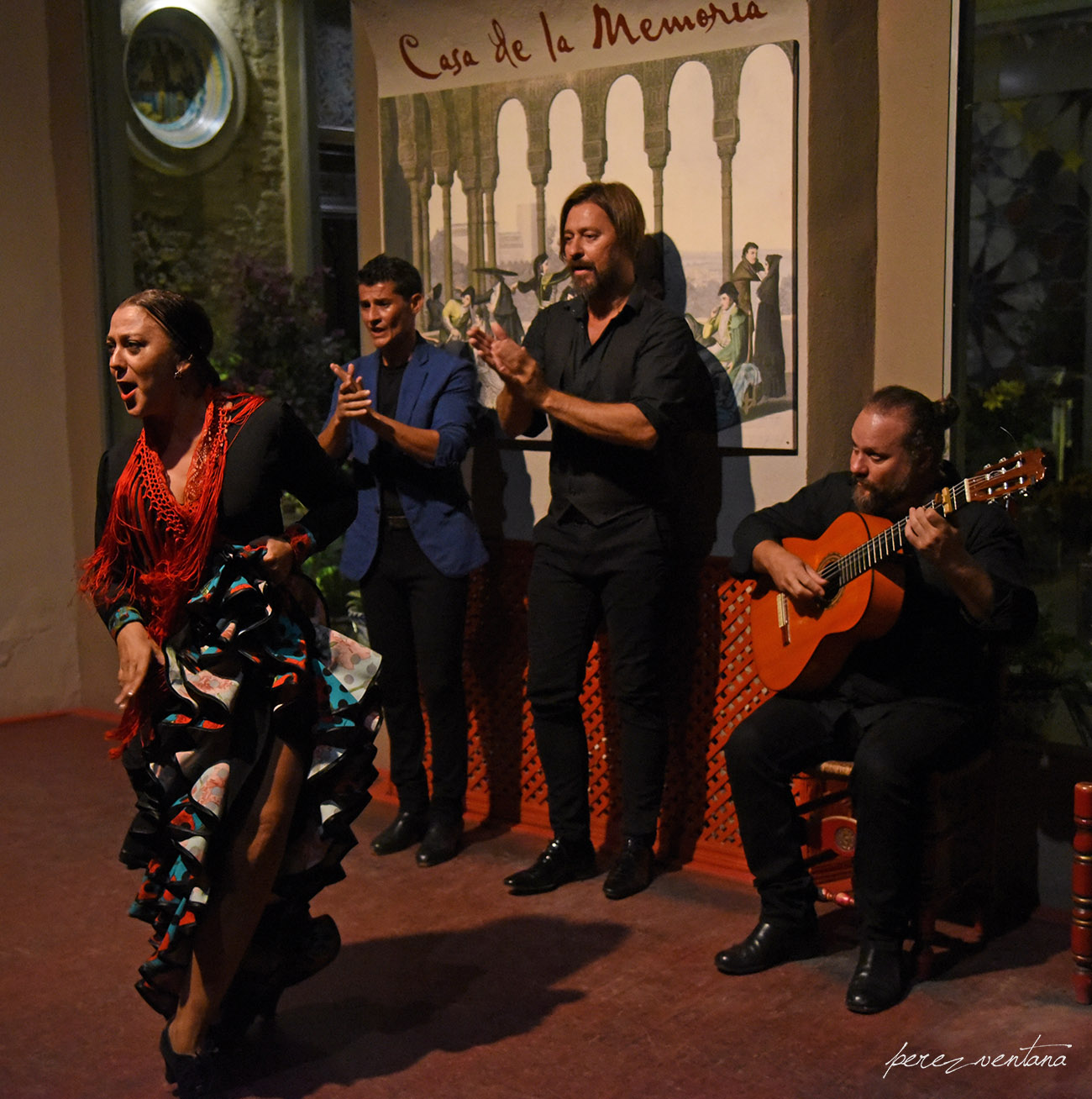 Al baile, Asunción Pérez Choni. Semblanza Flamenca. Casa de la Memoria, Sevilla. Foto: Quico Pérez-Ventana