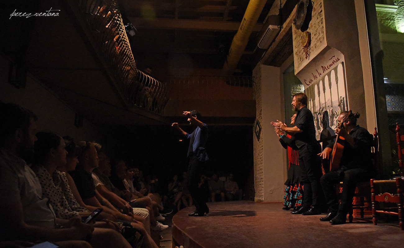 Al baile, Rafael Campallo. Semblanza Flamenca. Casa de la Memoria, Sevilla. Foto: Quico Pérez-Ventana