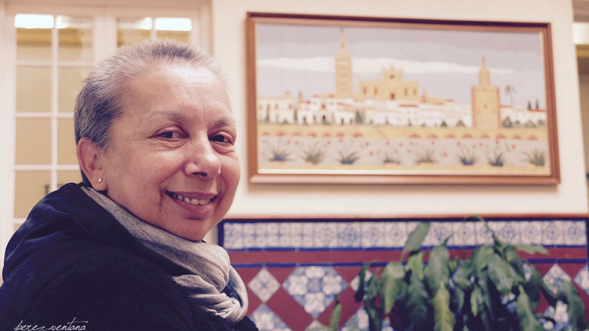 La bailaora Carmelilla Montoya, en Radio Sevilla. Foto: perezventana