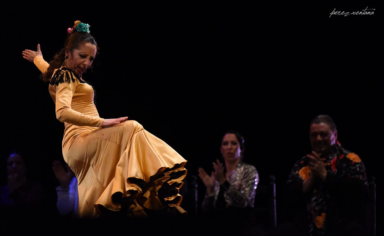 La bailaora Rosario Toledo. Homenaje a Carmelilla Montoya. Fibes Sevilla, 5 diciembre 2019. Foto: perezventana