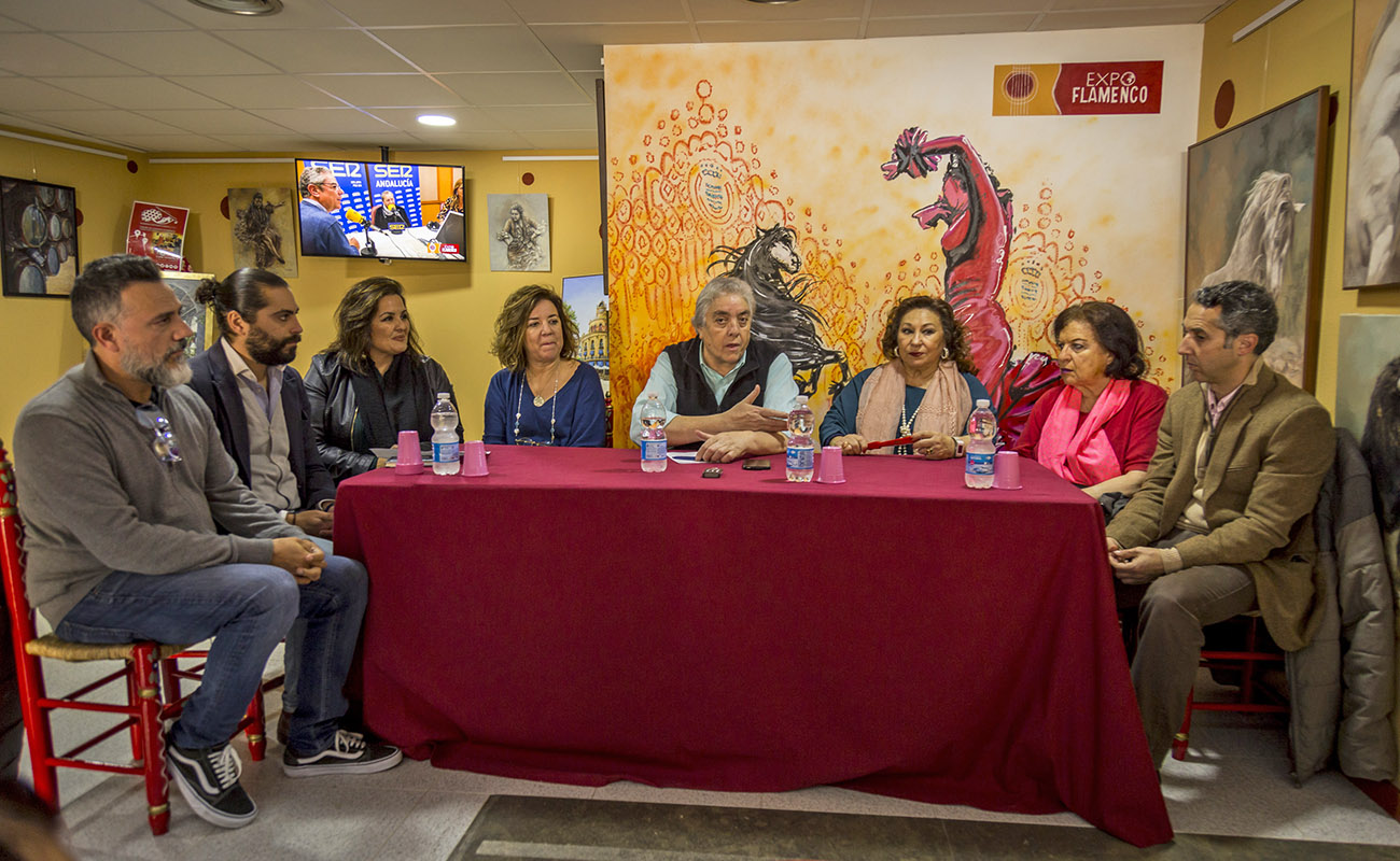 Mesa Redonda 'Festival de Jerez: un cuarto de siglo' ExpoFlamenco Jerez Shop, 19 feb 2020.