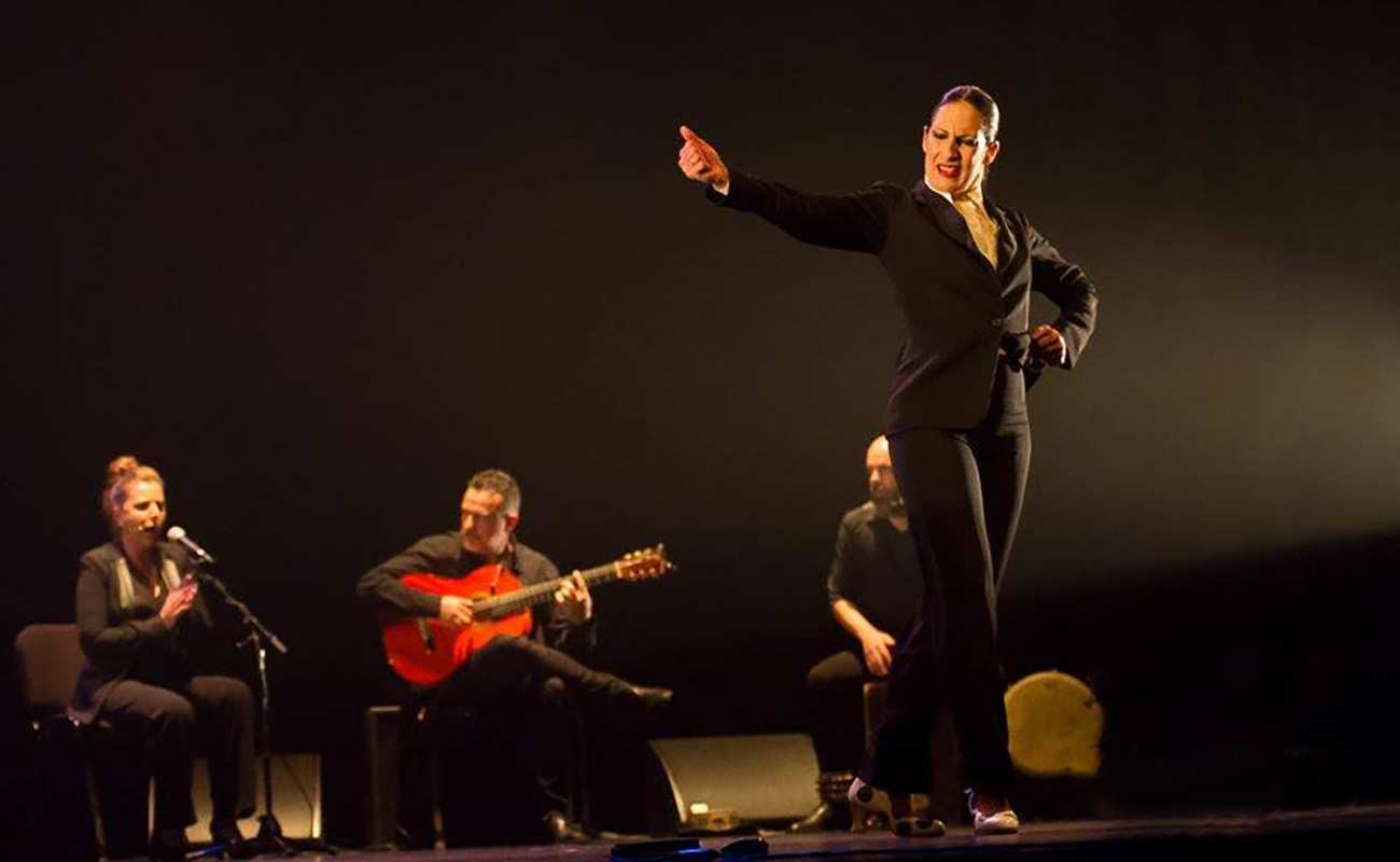 Actuación de Úrsula López en el Festival Flamenco Atlántico 2019. Centro Cultural Olga Cadaval, Lisboa. Foto: Jorge Torres Carmona (FB Flamenco Atlántico)