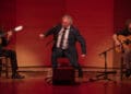 'Entre dos guitarras', de Segundo Falcón, Paco Jarana y Rafael Rodríguez. XXIII Bienal de Flamenco de Sevilla. Espacio Turina. 15 sep 2024. Foto: Archivo fotográfico Bienal @Laura León