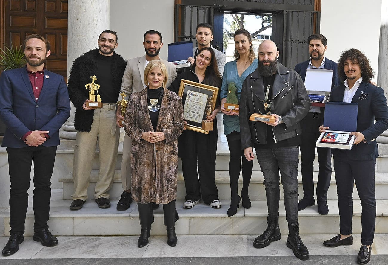 Entrega de los premios a los artistas más destacados del Festival de Jerez 2023. Foto: Ayuntamiento de Jerez
