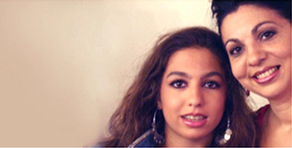 Juana Amaya y su hija Nazaret.