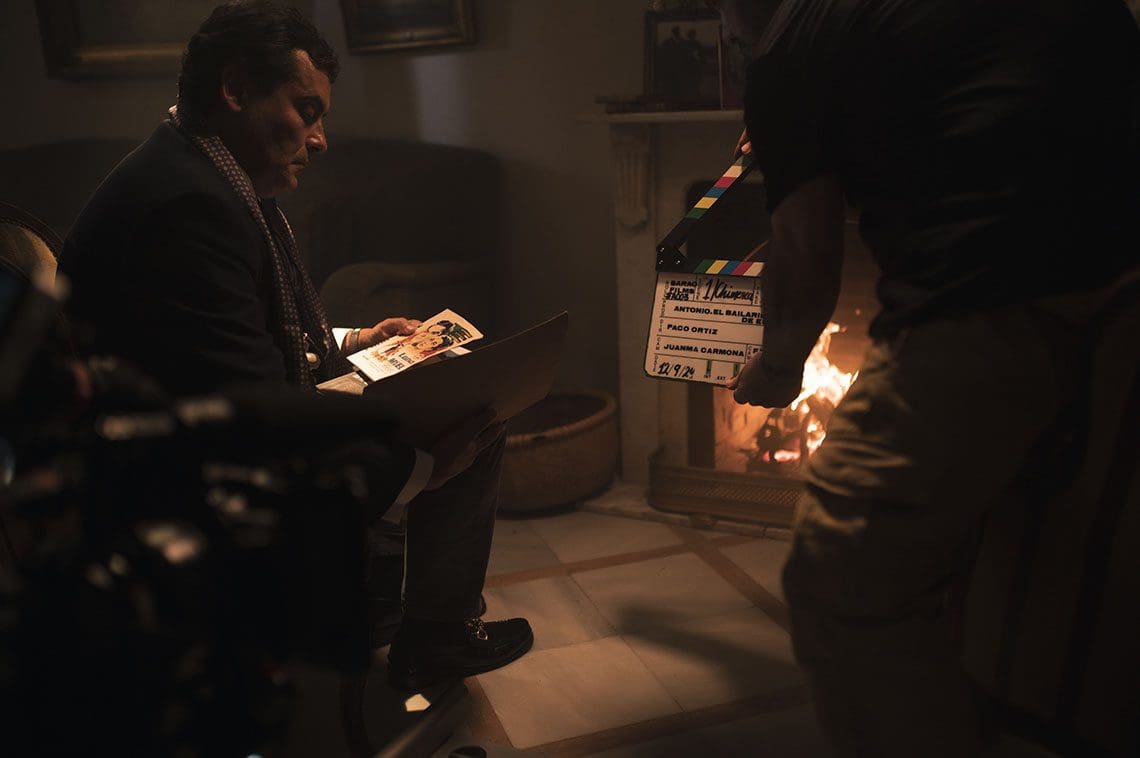 Rodaje de 'Antonio, el bailarín de España'. Foto: Sarao Films