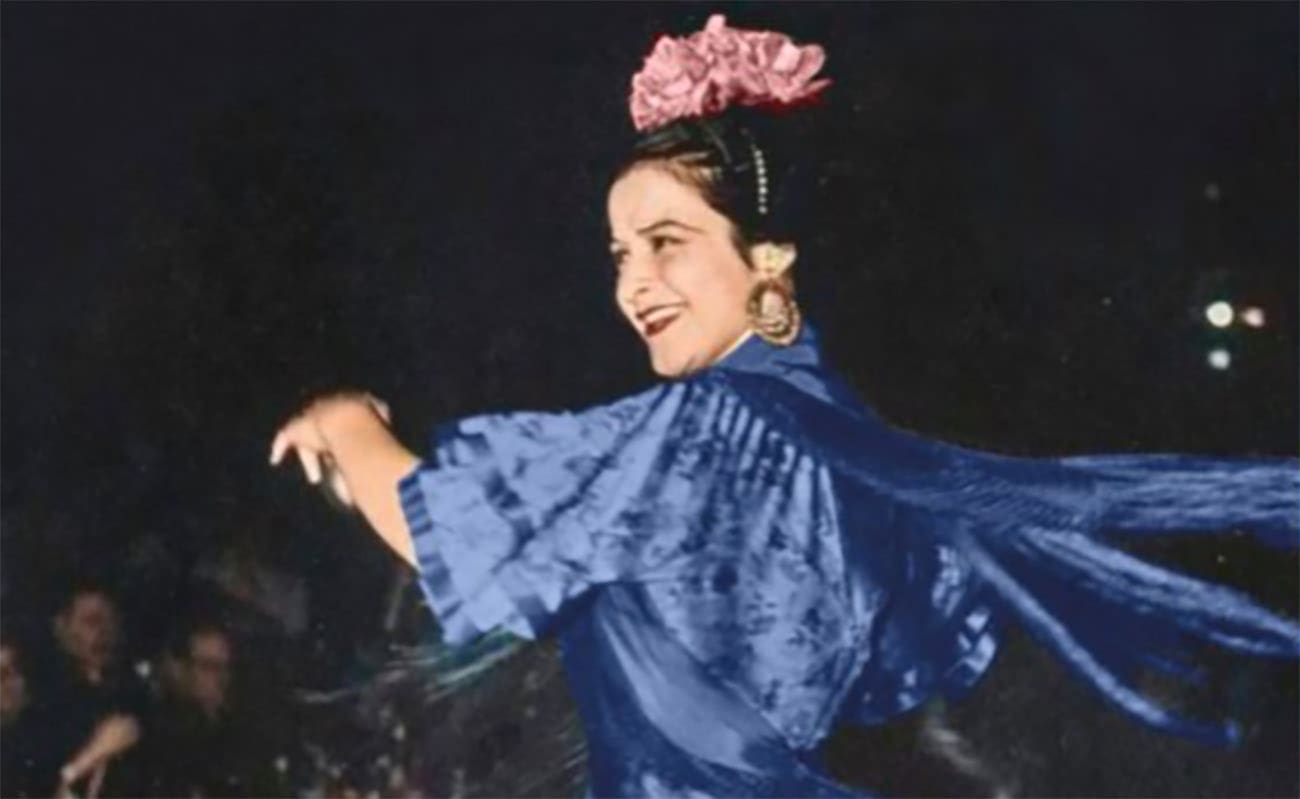 Janet Riesenfeld, una bailaora ‘guirojonda’ bajo las bombas