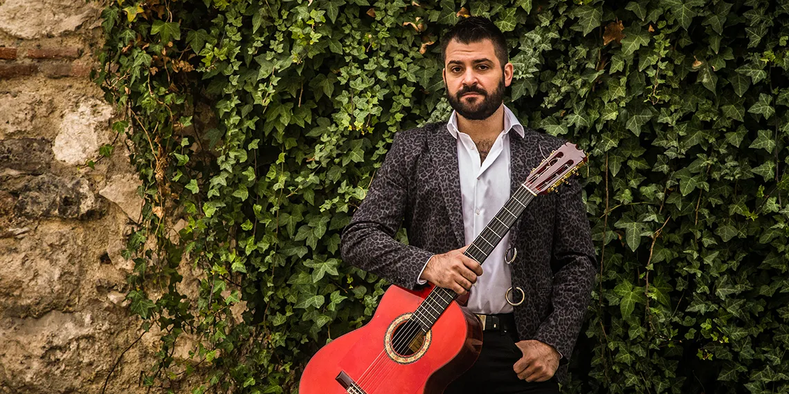 El guitarrista José Almarcha. Imagen promocional.