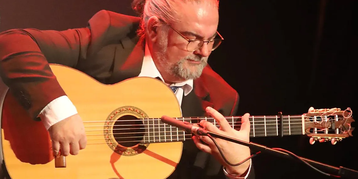Juan Ramón Caro, en el Teatro Echegaray.